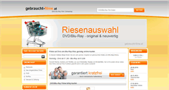Desktop Screenshot of gebraucht-filme.at